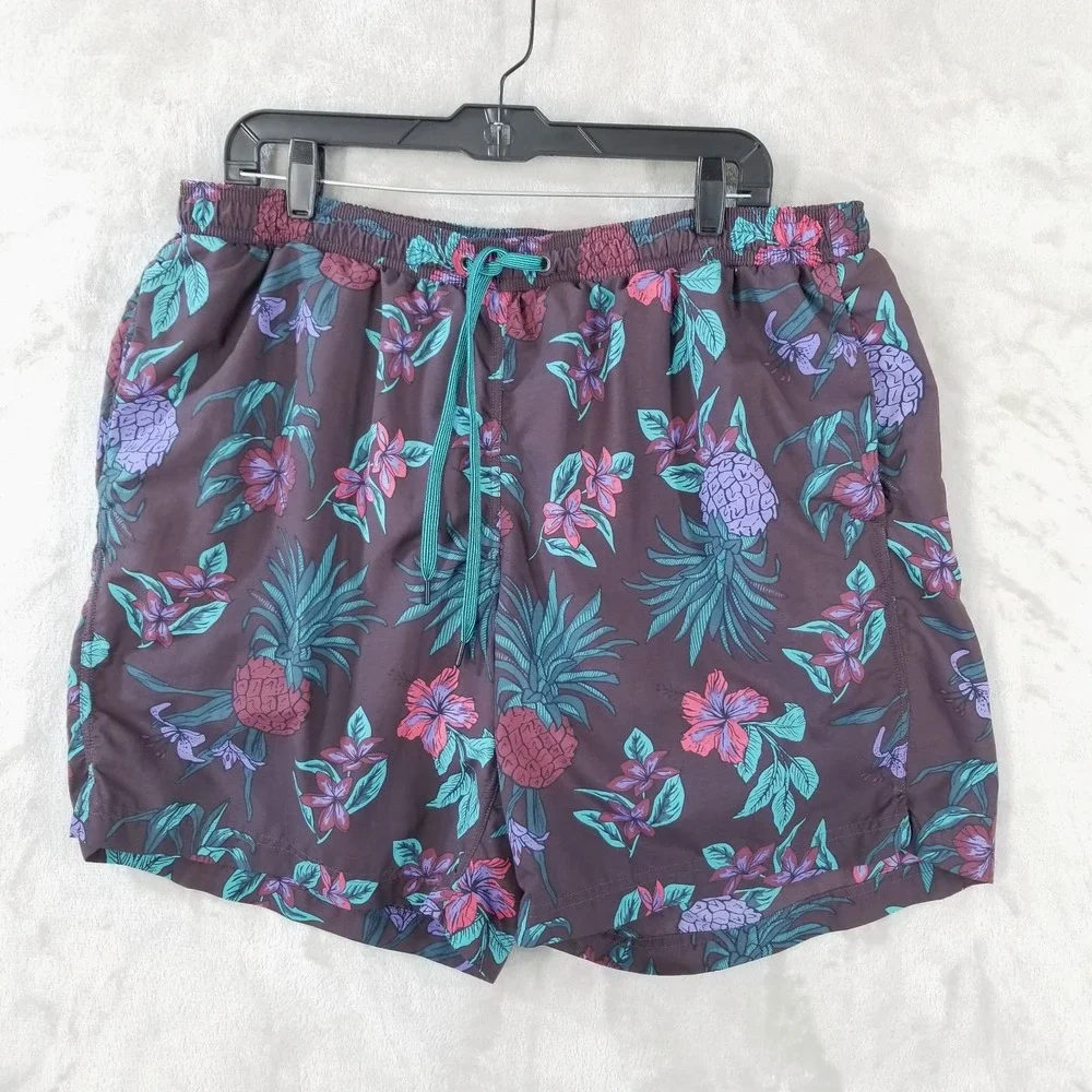 SAXX Cannonball Swim Shorts Mens XXL 2N1 Ballpark Pouch Lined Performance Trunks